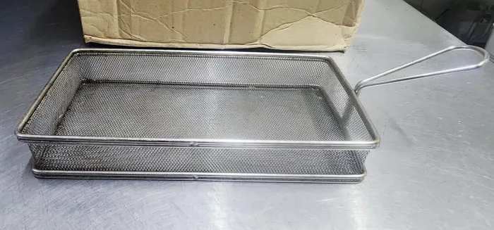 Kit 12 Cesta de inox porções