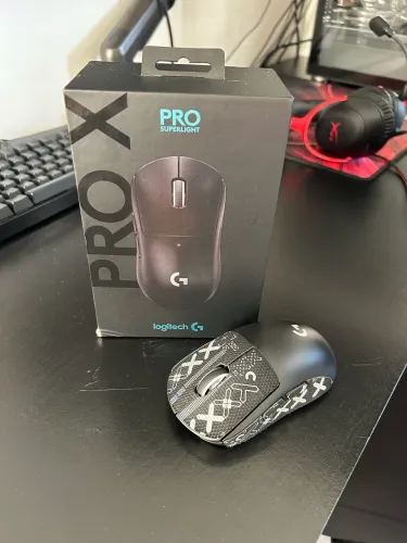 Mouse Logitech G Pro X Superlight PRETO Sem Detalhes Muito Novo