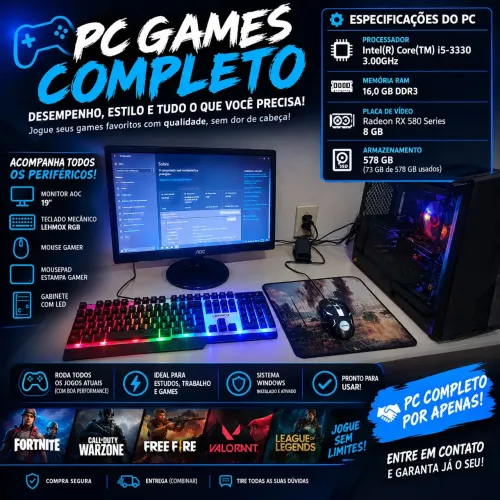 Vendo PC Gamer
