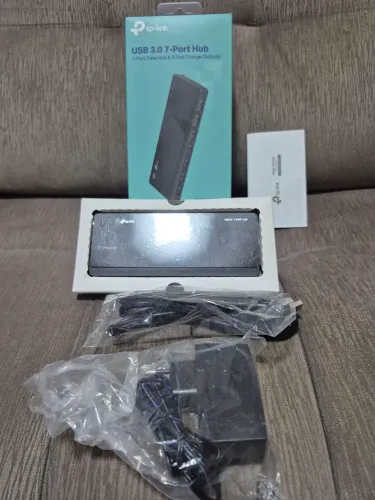 Tp Link Hub USB 3.0 com 7 portas (novo)