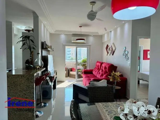 Apartamento com 2 dormitórios para alugar, 78 m² por R$ 4.436,00/mês - Centro - Itanhaém/S