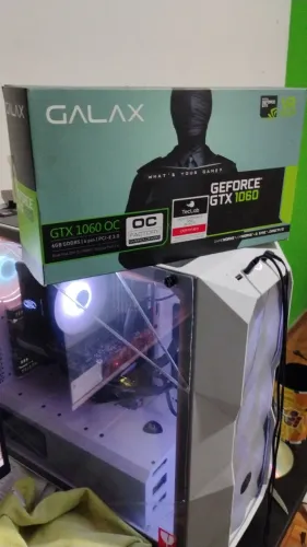 Placa de vídeo nvidia Galax 1060 6g Oc na caixa