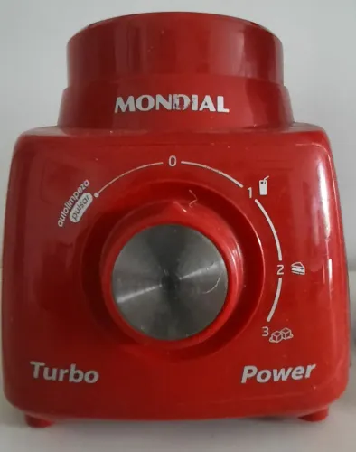 LIQUIDIFICADOR MONDIAL TURBO POWER VERMELHO