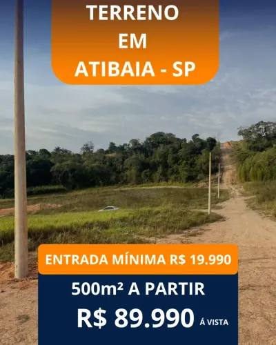 CHÁCARAS EM ATIBAIA COM PORTARIA E INFRAESTRUTURA