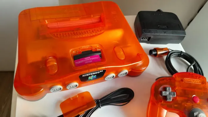 Nintendo 64 edição sabores tangerina
