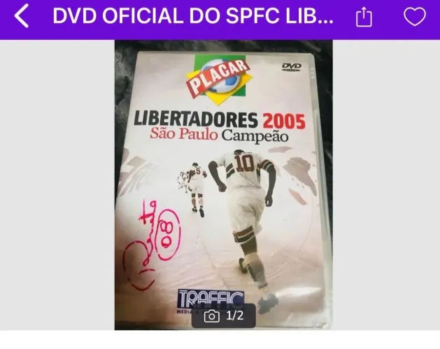 DVD A CAMPANHA DO SPFC NA LIBERTADORES 2005