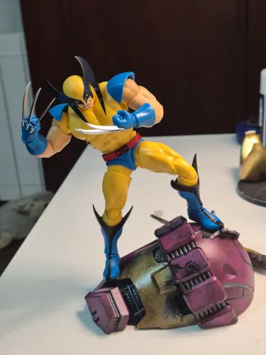 Diorama Sentinela X-men Marvel legends, sh figuarts, mafex