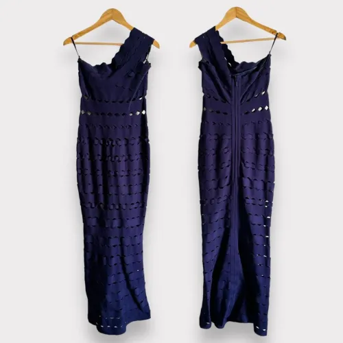 Vestido Festa Bandagem Luxo - Um Ombro só<br>? Vestido de Festa Bandagem Luxo - Um Ombro S
