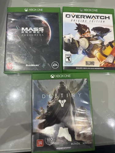 LOTE XBOX ONE 3 JOGOS COMPLETOS IMPECAVEIS