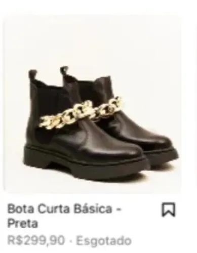 Bota/coturno sonho dos pés