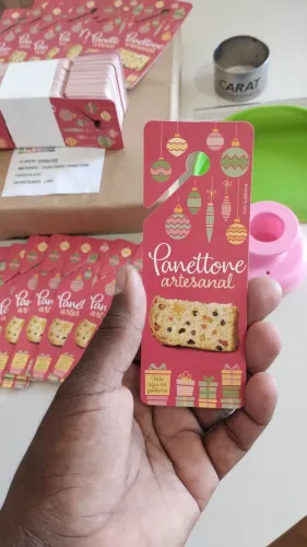 Tags para panetones + acessórios