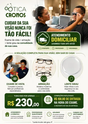 Exame de vista a Domicílio