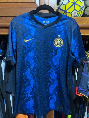 Camisa Inter de Milão 2021-22 Original - Tamanho M.