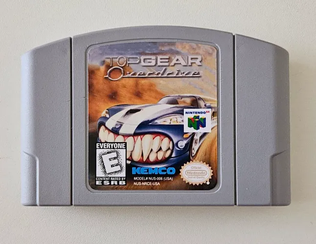 Jogo TopGear. Nintendo 64.