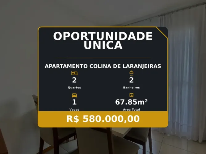 Apartamento em Colina de Laranjeiras: segurança e lazer para toda a família!