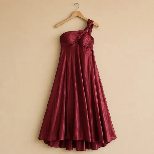 Vestido de Festa Vinho