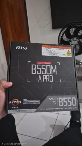 PLACA MÃE MSI B550M