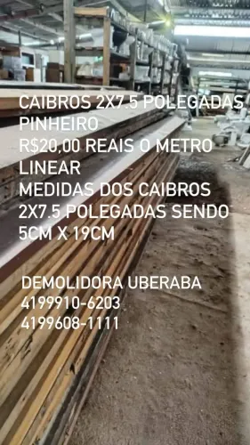 CAIBROS DE 2X7.5 POLEGADAS PINHEIROS