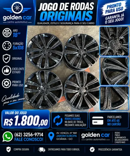 JOGO DE RODAS ORIGINAIS - ARO 18