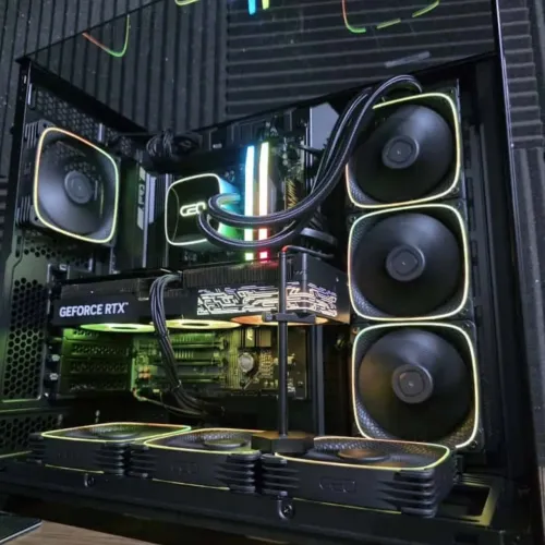 PC Gamer High-End Seminovo Impecável  Ryzen 9 9950X RTX 5080 96GB RAM SSD 2TB 