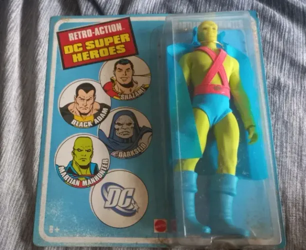 RETRO-ACTION DC SUPER HEROES Martian Manhunter retrô Mattel Caçador de Marte Ajax