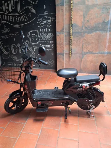 Bicicleta Elétrica 800w + capacete + capa