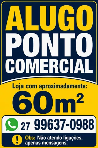 Alugo Ponto Comercial Excelente Localização