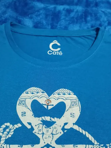 Camiseta azul Tam U