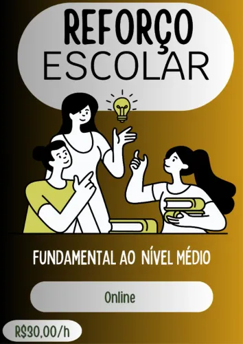 Aulas online de reforço para Fundamental I, Funadamental II, IFRN  R$30,00h/aula