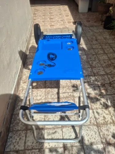 Carrinho de Praia Alumínio Mor