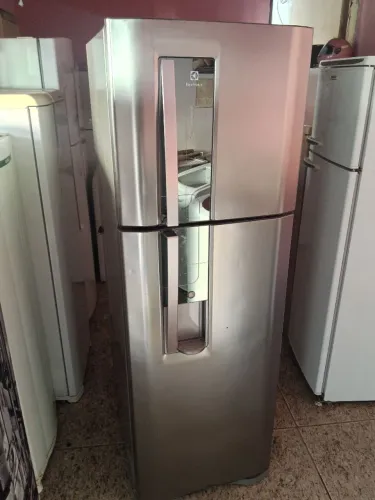 Geladeira Electrolux for frio duplex de inox em ótimo estado de conservação tudo funciona