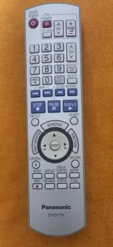 Controle p/ gravador de dvd panasonic dmd-es 15 novo