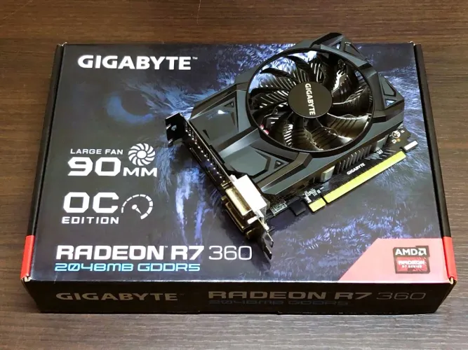 Placa de Vídeo Gigabyte AMD Radeon R7 360 OC 2GB GDDR5 - GV-R736OC-2GD (Rev. 3.0)