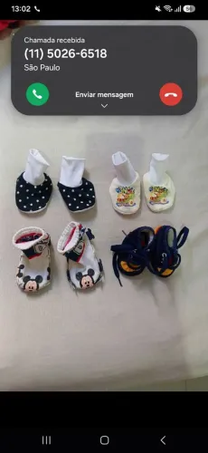 Lote sapatinhos de bebê