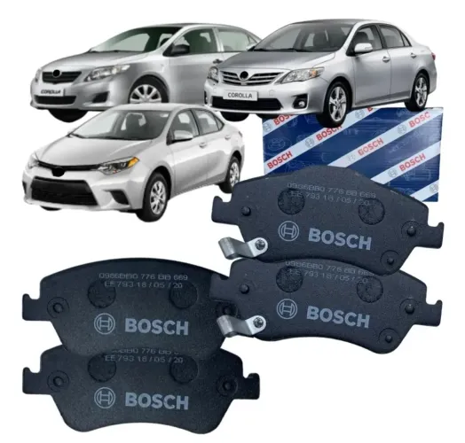 Pastilhas de freio Bosch para Toyota Corolla 2009 a 2014. Leia todo o anúncio
