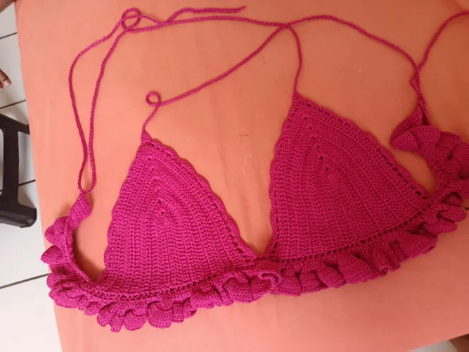 Cropped Crochê