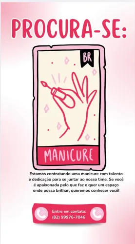 Vaga para manicure em salão na Jatiuca  