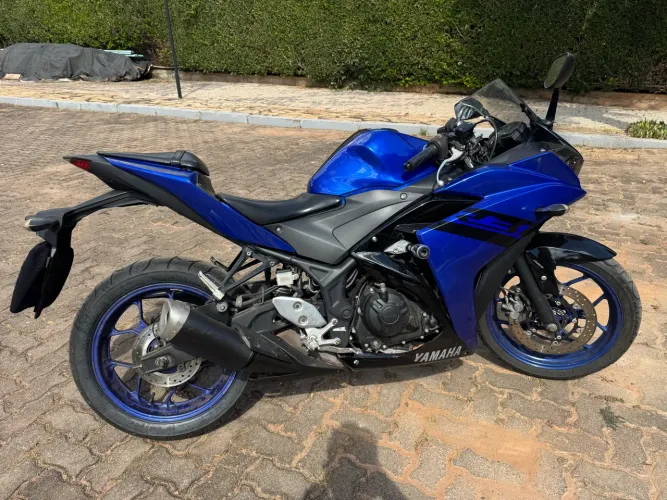 Yamaha YZF R3 ABS 2019 Azul Revisões Concessionária