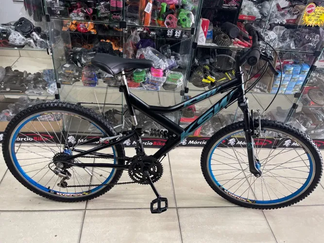 Bike aro 26 de amortecedor no quadro e na suspensão!