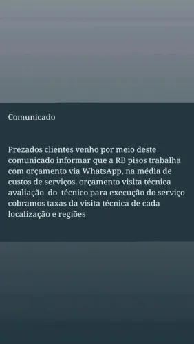 Venda e aplicação base autonivelante monolítico