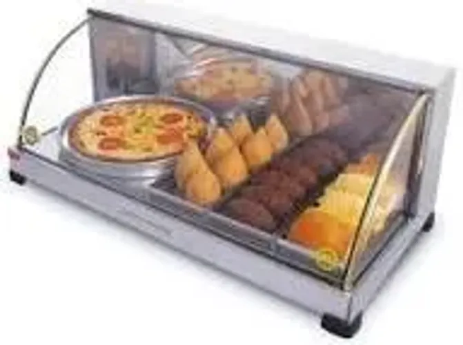 ESTUFA VITRINE DE BALCÃO PIZZA E SALGADOS 110V