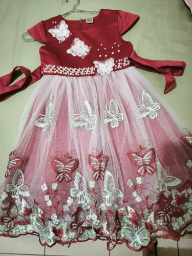 Vestido infantil de festa