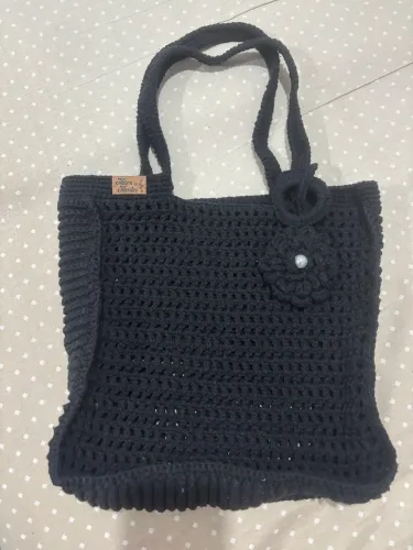 Bolsa em crochê- charme
