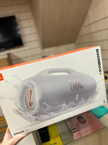 JBL BOOMBOX 4 branca NOVO COM GARANTIA DE 1 ANO PELA FABRICANTE