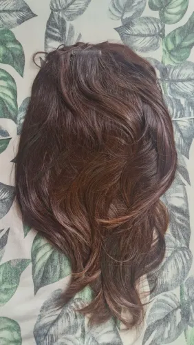 Mega Hair Fita Cabelo Brasileiro Castanho Liso