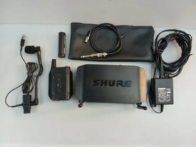 Microfone shure GLXD4 / wa302 e com beta98h perfeito estado
