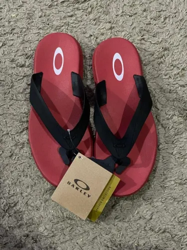 Chinelo Masculino Oakley Banks Red Line