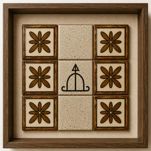 Quadro cerâmica Francisco brennand 