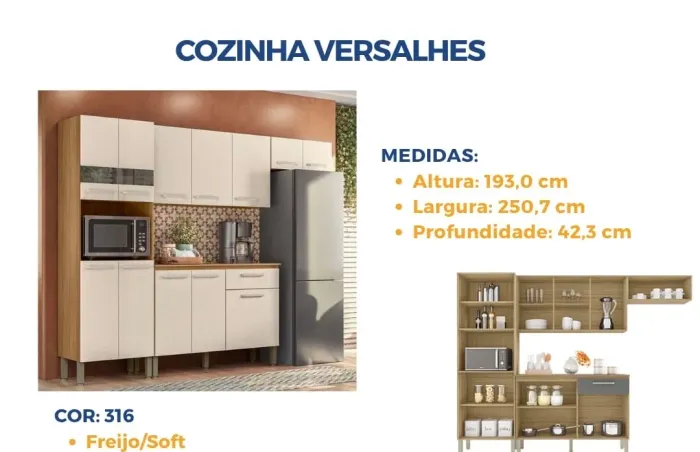 Armario de cozinha versales
