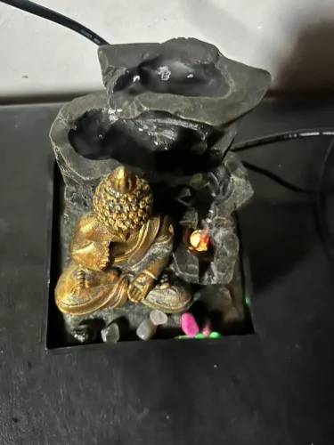 Fonte de Água Buda com Quedas - 17cm